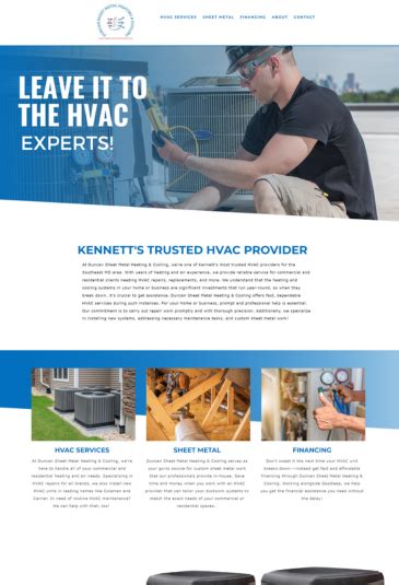 duncan sheet metal kennett mo|Duncan Sheet Metal Heating & Cooling in Kennett, MO 63857.